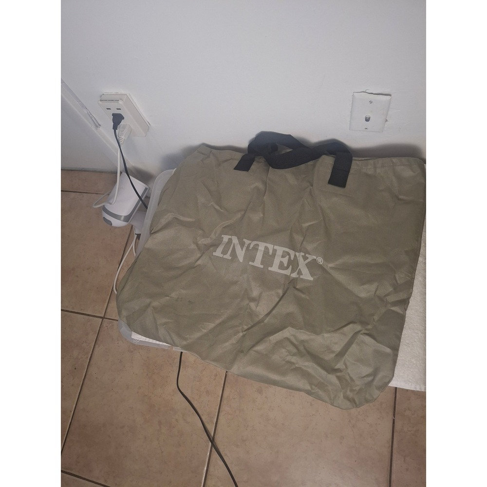 Intex Inflatable Air Mattress Pool Accessory Storage Carry Bag Tan 24x20
